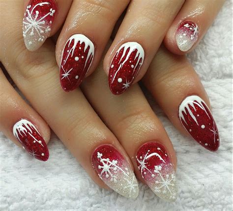 Christmas Nails Winter Rosa