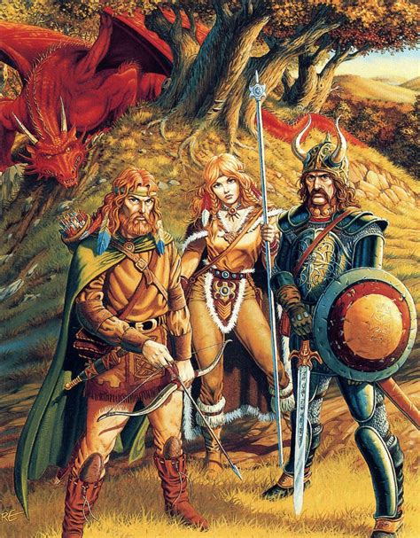 larry elmore - dragons of autumn twilight | Dungeons and dragons art, Dragonlance chronicles ...