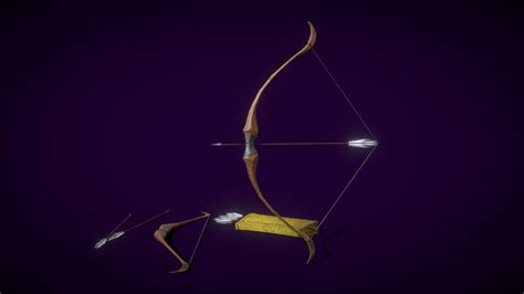 Bow, Arrow & Quiver - Download Free 3D model by DivyeSh PanchAl (@DivyeSh.PanchAl) [767116d ...