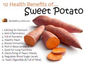 10 health Benefits of Sweet Potatoes