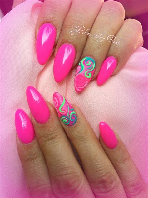 Neon Dreams Neon Bright Summer Nails For Short Nails - coloringhdimages