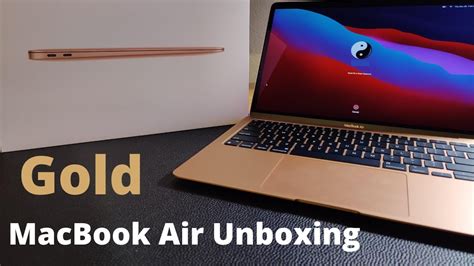 2020 M1 Gold MacBook Air Unboxing! - YouTube