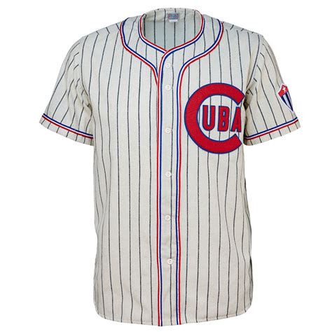 Cuba 1938 Home Jersey – Ebbets Field Flannels