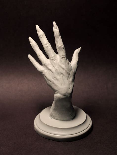 Free photo: Hand Ceramic Sculpture - Art, Blue sky, Clouds - Free Download - Jooinn