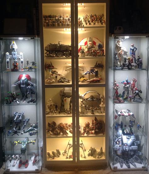 My LEGO Star Wars collection in display cases. | Star wars room, Lego ...