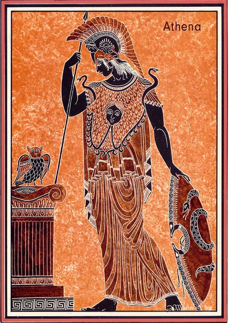 Poster of Athena | Ancient greek art, Greek and roman mythology, Greek ...