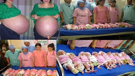 Wow!!! Luar Biasa Ibu Super ini Bisa Mengandung Sebelas Bayi Kembar