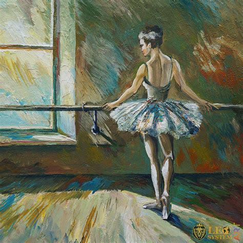 Paintings with Beautiful Ballerinas | LeoSystem.art