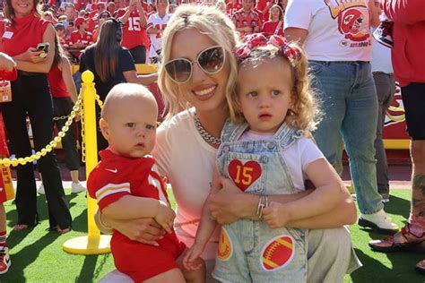 Brittany Mahomes' Daughter Sterling and Son Bronze Wear Matching Pajamas