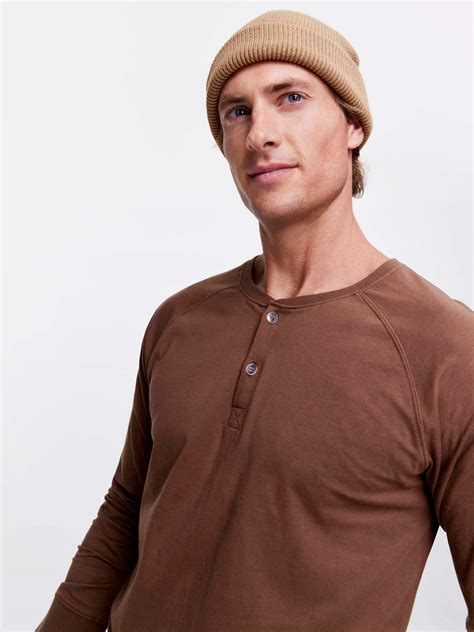 Chocolate Henley Top