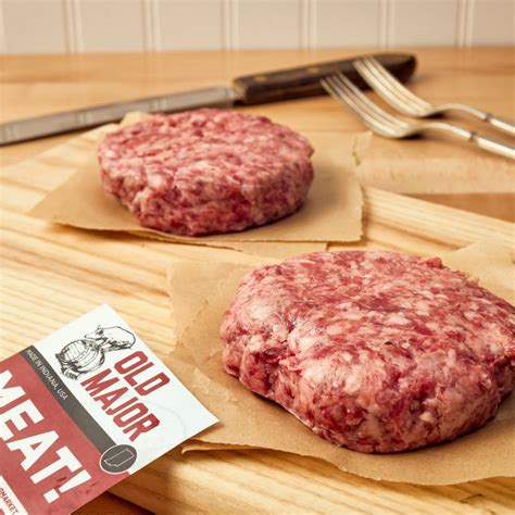 Buy Beef Bacon Burger (Pork Free) Online - Old Major Market