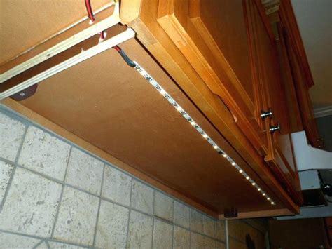 Exposed LED Tape vs. Professionally Designed Under Cabinet Lighting