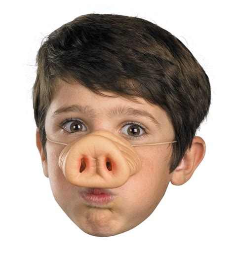 Pig Nose Child's Animal Costume Accessory | Pig costumes, Pig nose, Funny halloween party