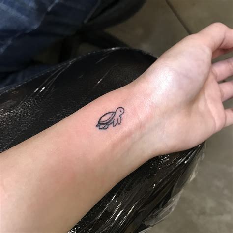 Sea Turtle Silhouette Tattoo
