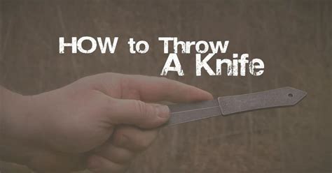 How to Throw a Knife - KnifeUp