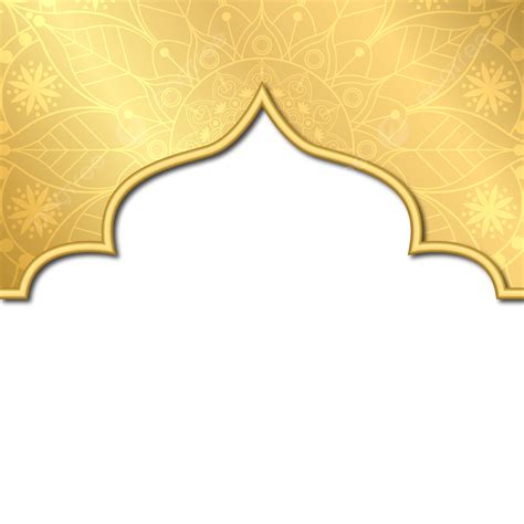 Kaaba Mecca Vector Art Png Islamic Frame Gold Of Kaaba Mecca Islamic ...