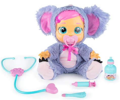 Cry Babies 13 inch Koali Gets Sick and Feels Better Doll - Includes 4 ...