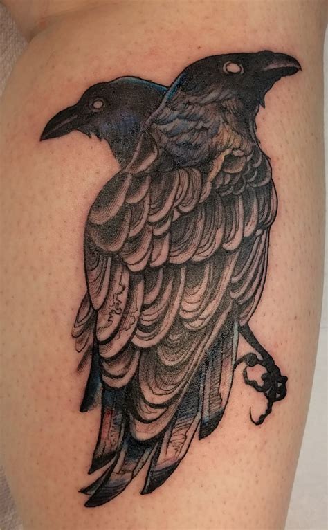 Two-Headed Crow by Eli Jaxon at The Fall - Vancouver, BC : r/tattoos