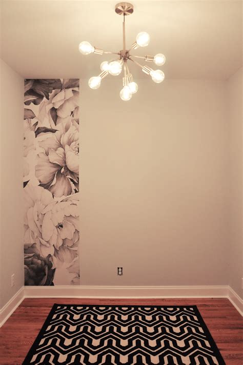 Designing a Custom Nursery Closet (+ Wallpaper Update!) Closet Wallpaper, Mural Wallpaper, Small ...