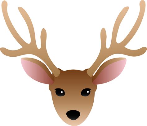 deer clipart head - Clip Art Library