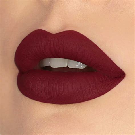 Dark Red Matte Lipstick