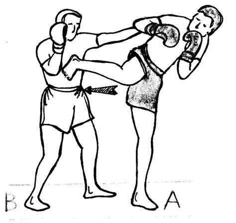 Kickboxing Drawing at GetDrawings | Free download