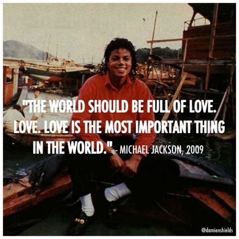 Our Collection is a sample of Michael Jackson quotes found in music ...