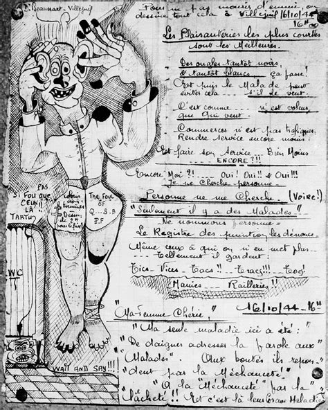 Art Show Of The Insane: St. Anne Asylum At Paris, Feb. 19, 1946 - Flashbak