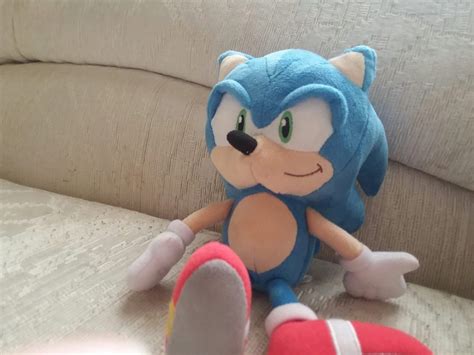 I've FINNALY got the Sanei Sonic plush. | Sonic the Hedgehog! Amino