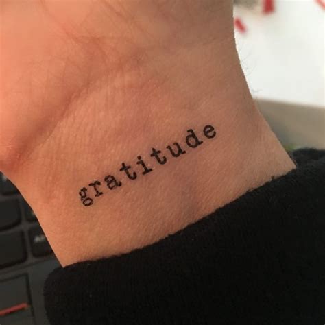 Gratitude tattoo | Gratitude tattoo, Tattoos, Tattoos for guys