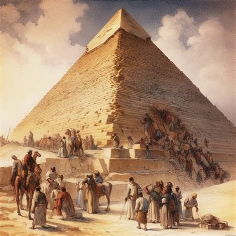 The Ancient Egyptians Build the Great Pyramid of Giza for Pharaoh Khufu: c. 2560 BCE (Egypt ...