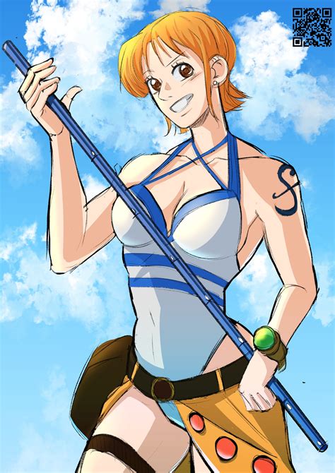 Nami (I think between pre and post timeskip) - @reborn_neo_art : r/OnePiece