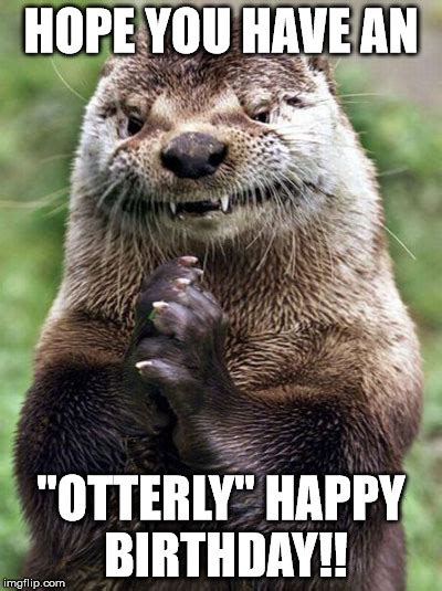 Evil Otter Meme - Imgflip