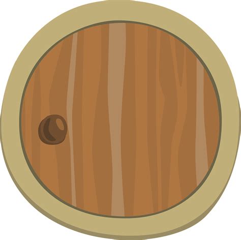 Door Wood Round - Free vector graphic on Pixabay