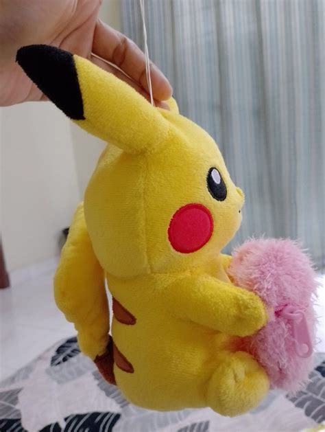 Pikachu Heart plush, Hobbies & Toys, Toys & Games on Carousell