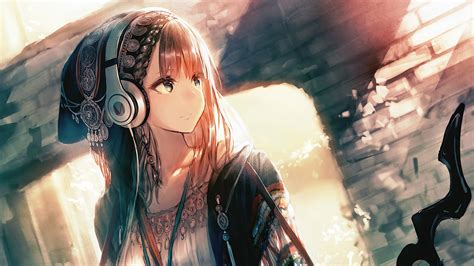 Anime Girl Headphones Looking Away - Free 4k Wallpapers - 40.000+ Free 4k Wallpapers - Pixel4k