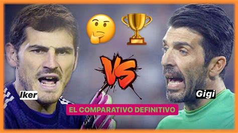 CASILLAS vs. BUFFON 🤯¿Quién es MEJOR? 🤔 - YouTube