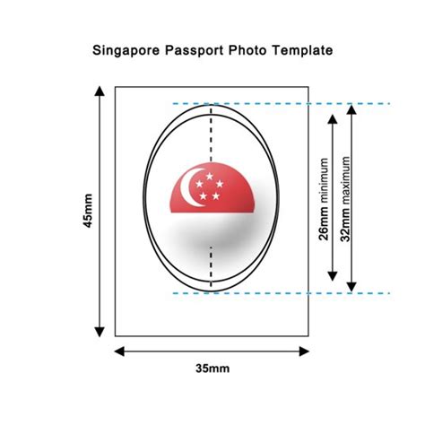 Singapore Passport Photo Template - KT Colour