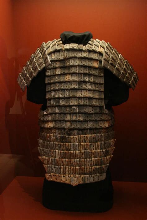 Chinese Scale Armor Stone armour excavated from | Armor | Chinese armor, Terracotta army ...