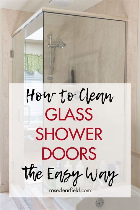 How to Clean a Glass Shower the Easy Way, #Clean #diyHomeCleaningproducts #Easy #Glass #Show ...