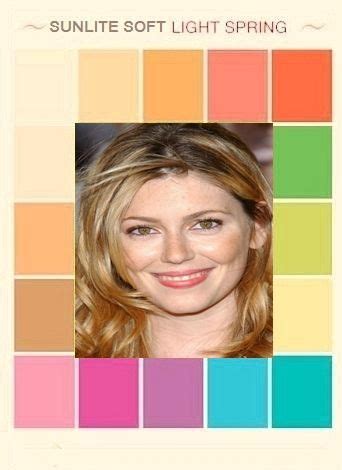 Pin by Tracii Gibson on Personal Color Analysis | Light spring, Light spring palette, Haircut types