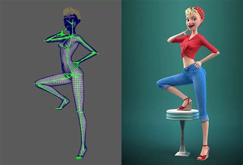 Image result for character rigging | Character rigging, Anime character ...