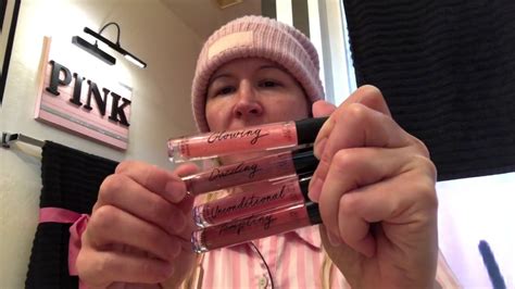 Victoria’s Secret New Color Lip Gloss Review - YouTube