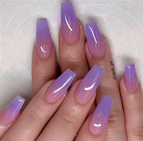 Chiêm ngưỡng mẫu ombre nails lavender được yêu thích nhất