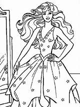 Barbie Getting Ready For A Date Coloring Page Girls  sketch template