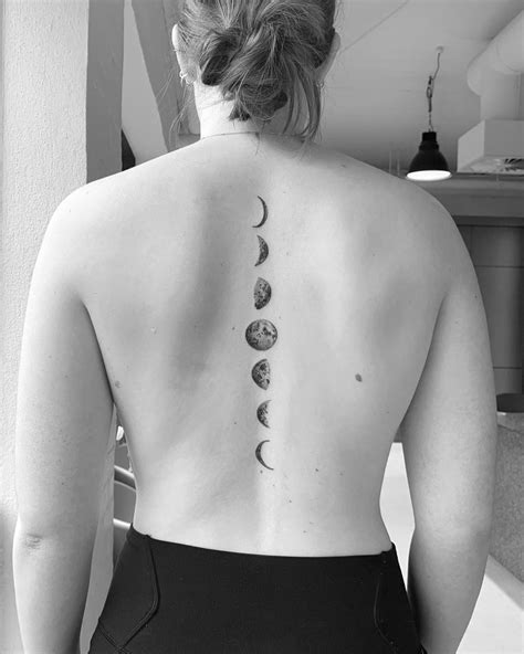 Share more than 84 phases of the moon tattoo spine - in.cdgdbentre