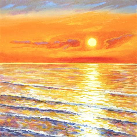 Acrylic Painting Ocean Sunset at PaintingValley.com | Explore ...