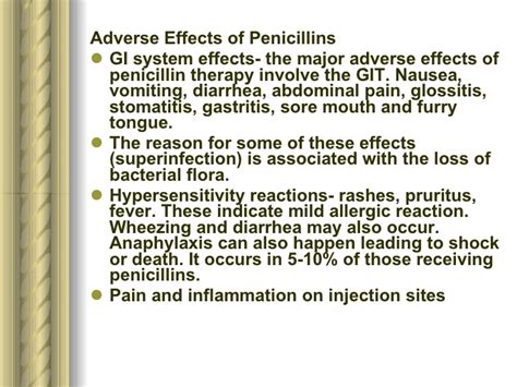 Penicillins - Anibiotics