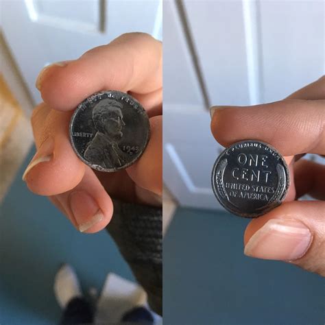 I found a silver penny from the 1940s : mildlyinteresting