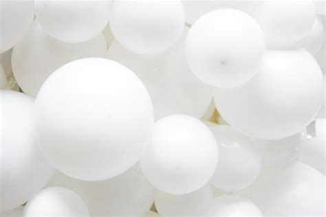 background of many white balloons. white texture | LIVunLtd